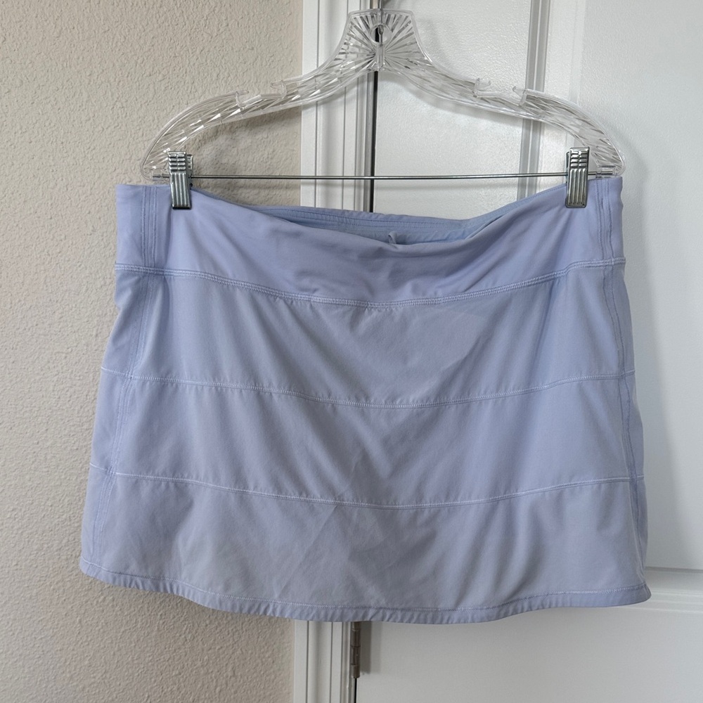 lululemon athletica Pace Rival Light Blue Skort